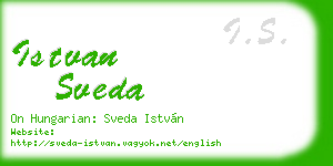 istvan sveda business card